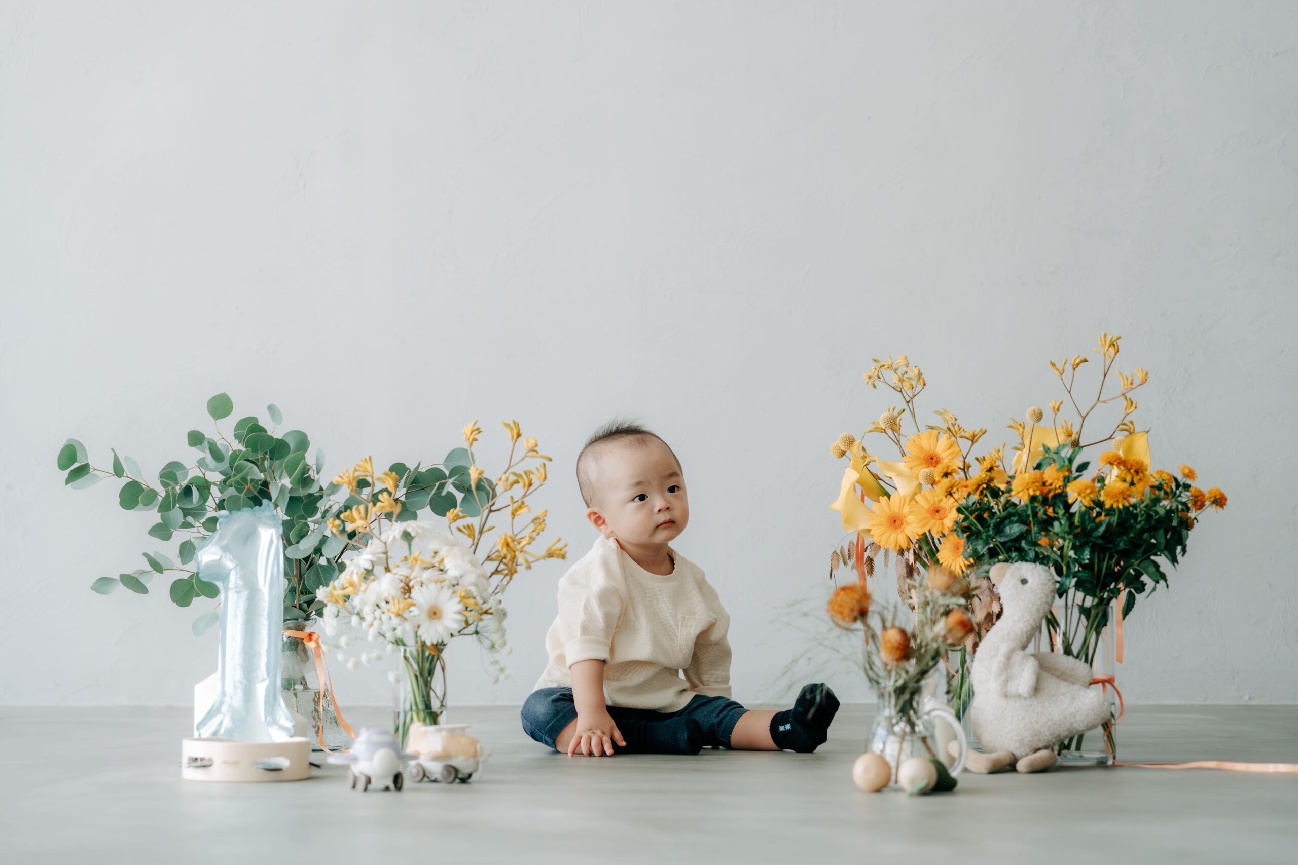 先日の撮影のひとコマ♩1歳おめでとう！