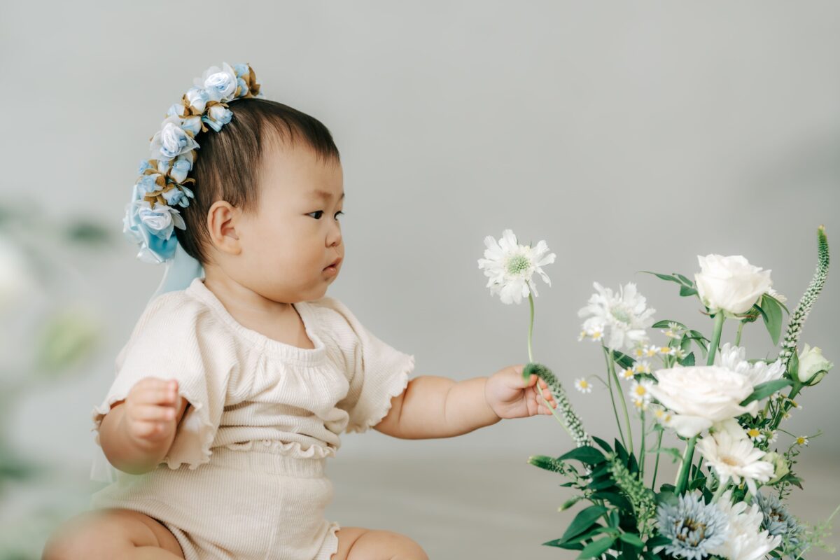 奈良市内にある、フォトスタジオスーベニアスタジオの家族写真・ファミリーフォト・バースデーフォト・七五三・ニューボーンフォト・ハーフバースデーフォト