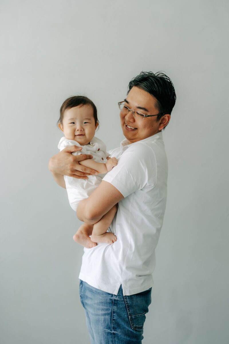 奈良市内にある、フォトスタジオスーベニアスタジオの家族写真・ファミリーフォト・バースデーフォト・七五三・ニューボーンフォト・ハーフバースデーフォト