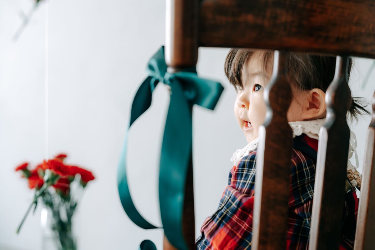 奈良市内にある、フォトスタジオスーベニアスタジオの家族写真・ファミリーフォト・バースデーフォト・七五三・ニューボーンフォト・ハーフバースデーフォト、クリスマス撮影イベント